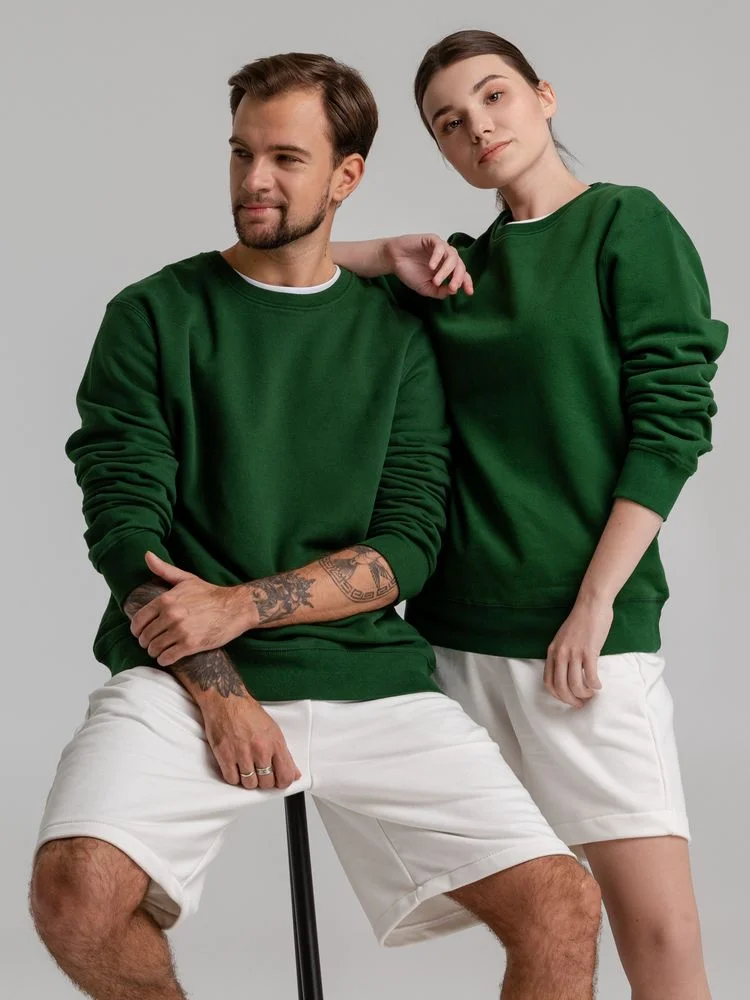 Свитшот унисекс King темно-зеленый - фото 9