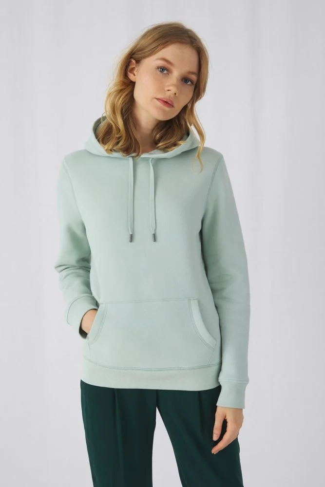 Толстовка с капюшоном женская Queen, черная - фото 4