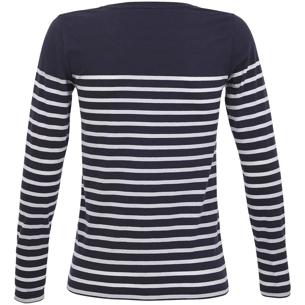 Футболка женская с длинным рукавом Matelot LSL Women синяя с белым - фото 2