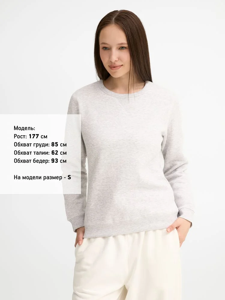 Толстовка женская Sully Women светло-серый меланж - фото 4