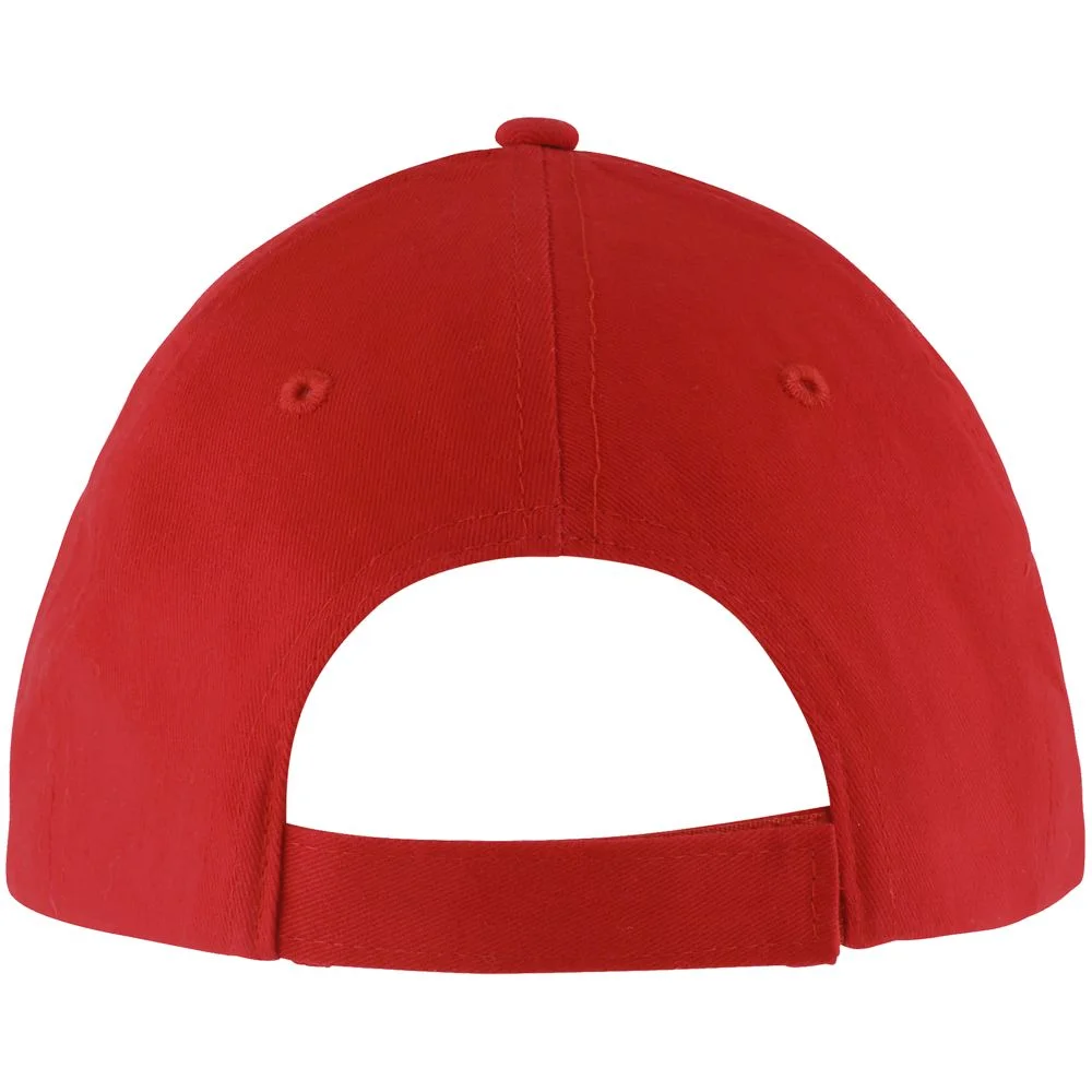 Бейсболка Solar, красная с белым - фото 3