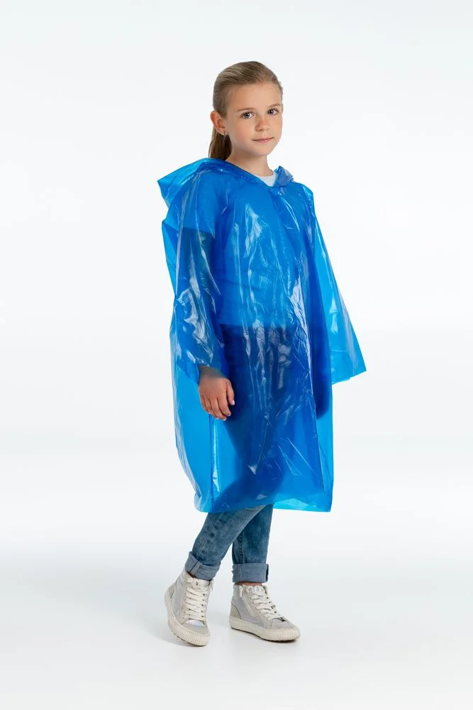 Дождевик-плащ детский BrightWay Kids синий - фото 5