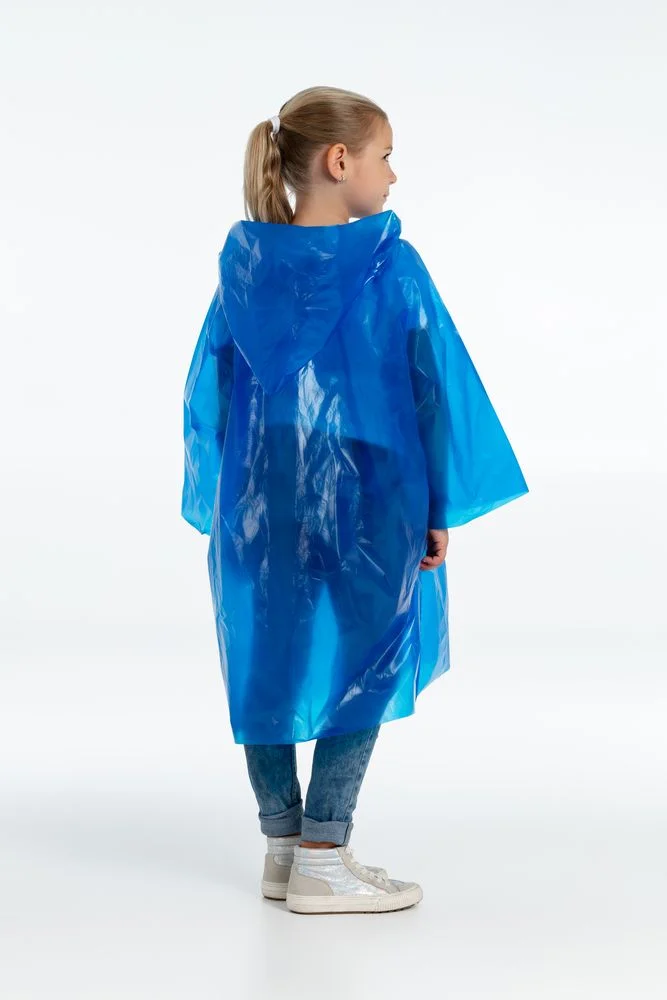 Дождевик-плащ детский BrightWay Kids синий - фото 7