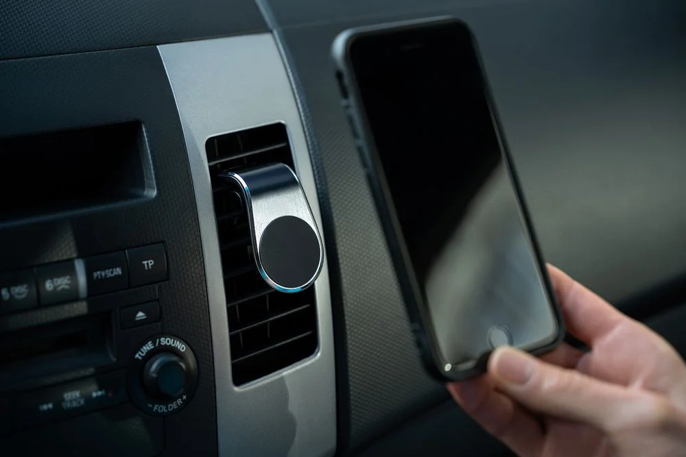 Магнитный держатель для смартфонов Pinch, серебристый - фото 6