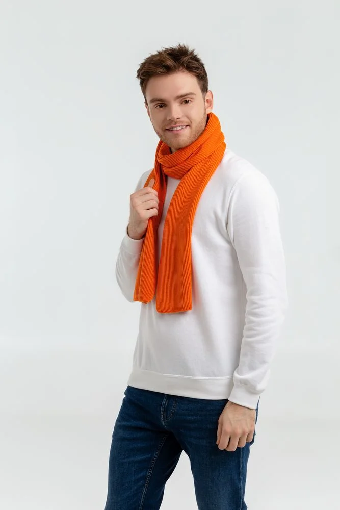 Шарф Life Explorer оранжевый апельсиновый - фото 5
