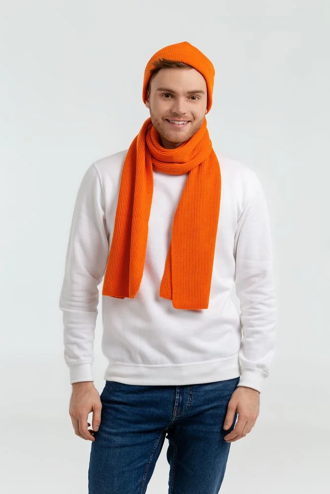 Шарф Life Explorer оранжевый апельсиновый - фото 6