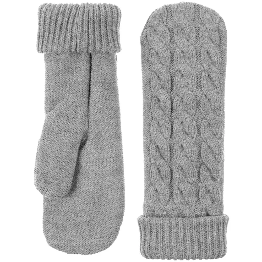 Варежки Heat Trick светло-серый меланж - фото 2