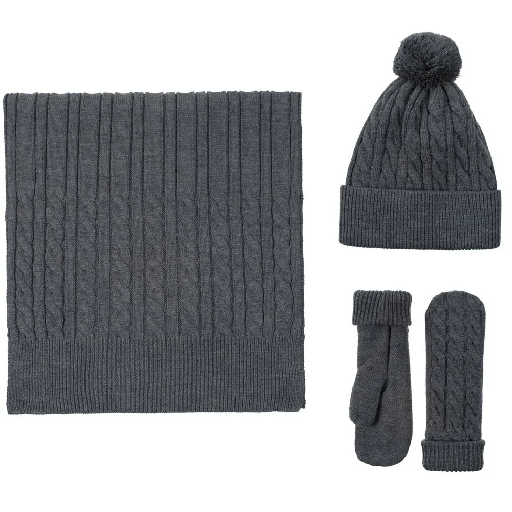 Варежки Heat Trick серый меланж - фото 3