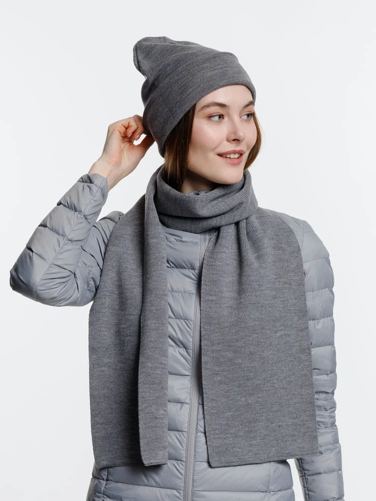 Шарф Real Talk, серый - фото 6