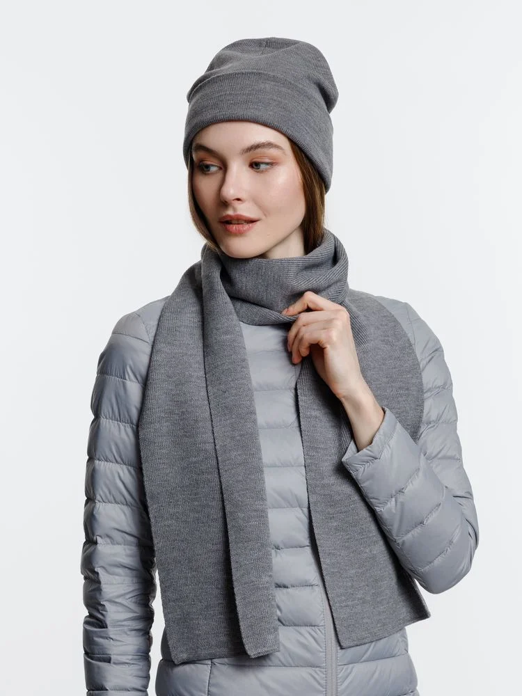 Шарф Real Talk, серый - фото 7