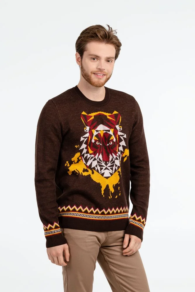 Джемпер Totem Tiger, коричневый - фото 5