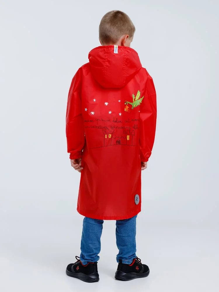 Дождевик детский Rainman Kids красный - фото 7