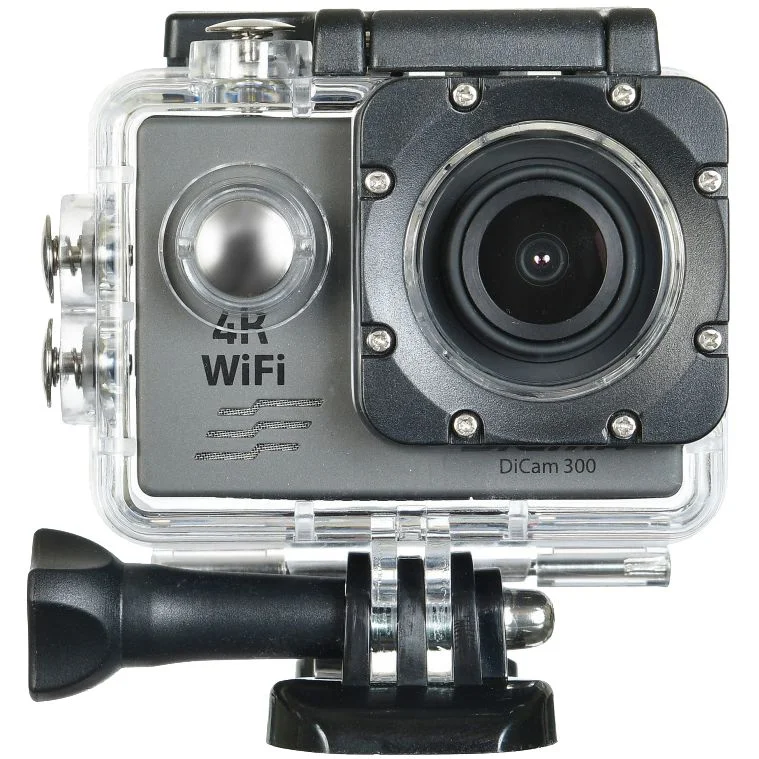 Экшн-камера Digma DiCam 300, серая - фото 9