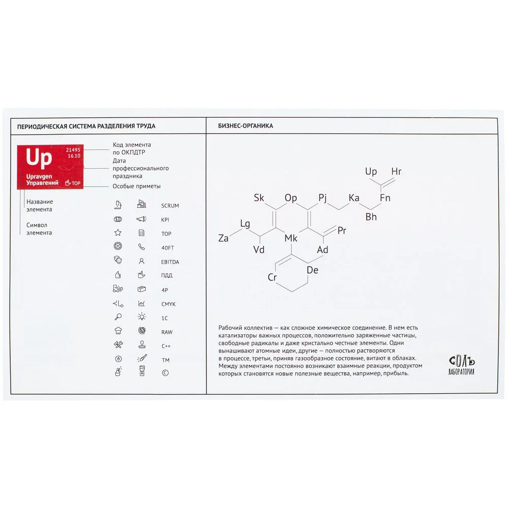 Кружка Разделение труда. Докторро белая с красным - фото 3
