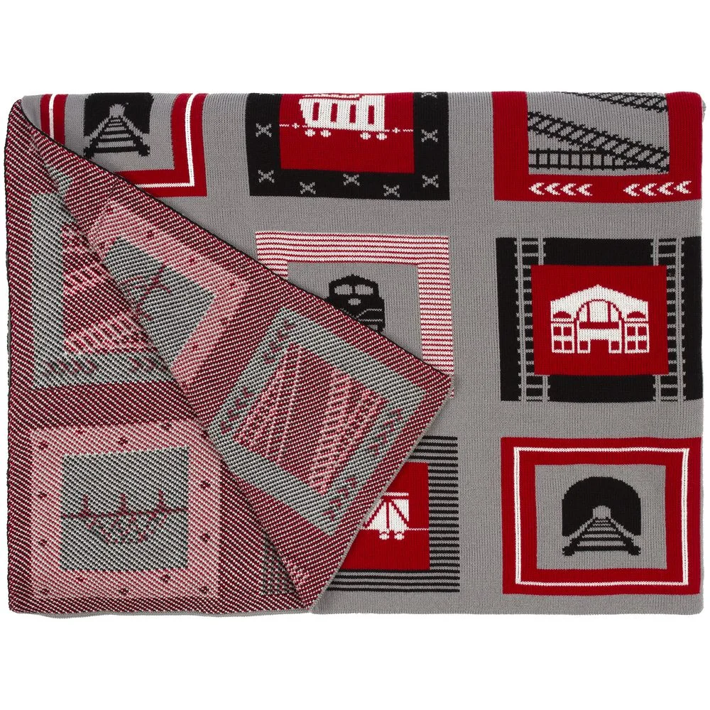 Плед Industry, железные дороги - фото 3