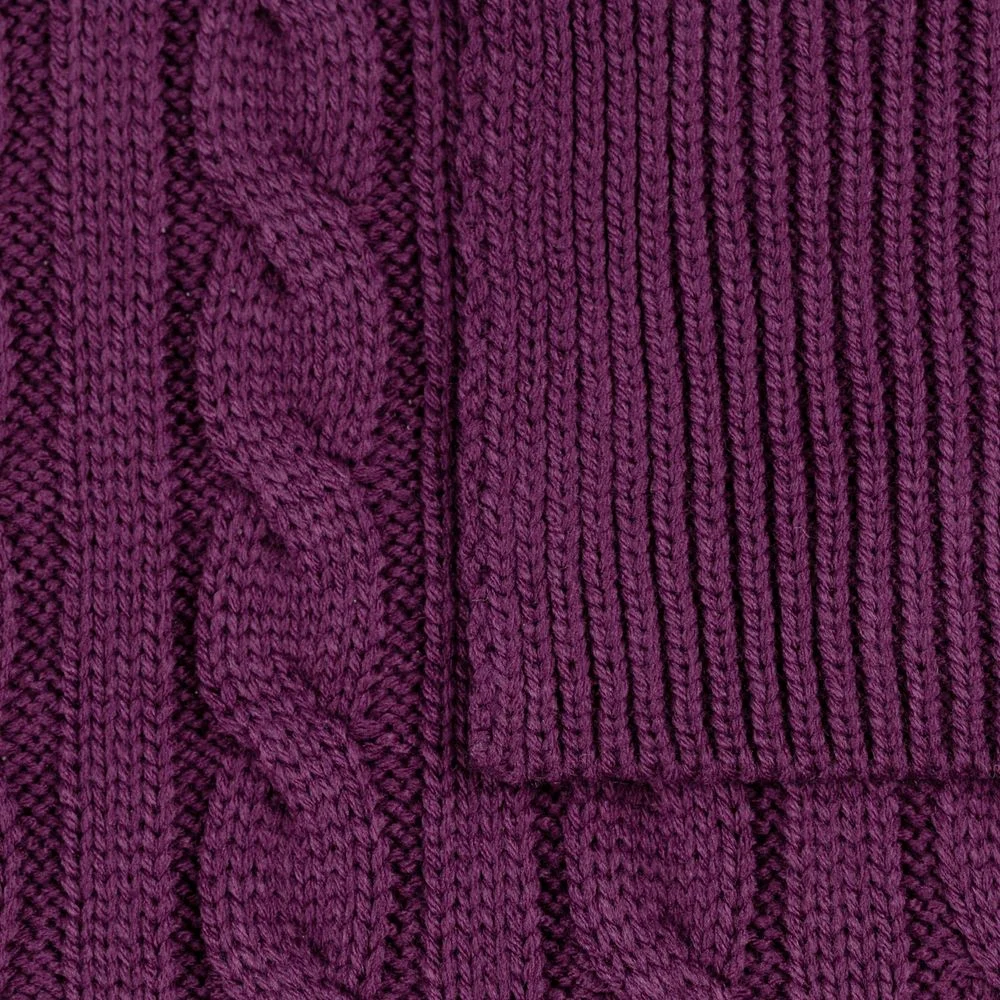 Шарф Heat Trick баклажановый - фото 3