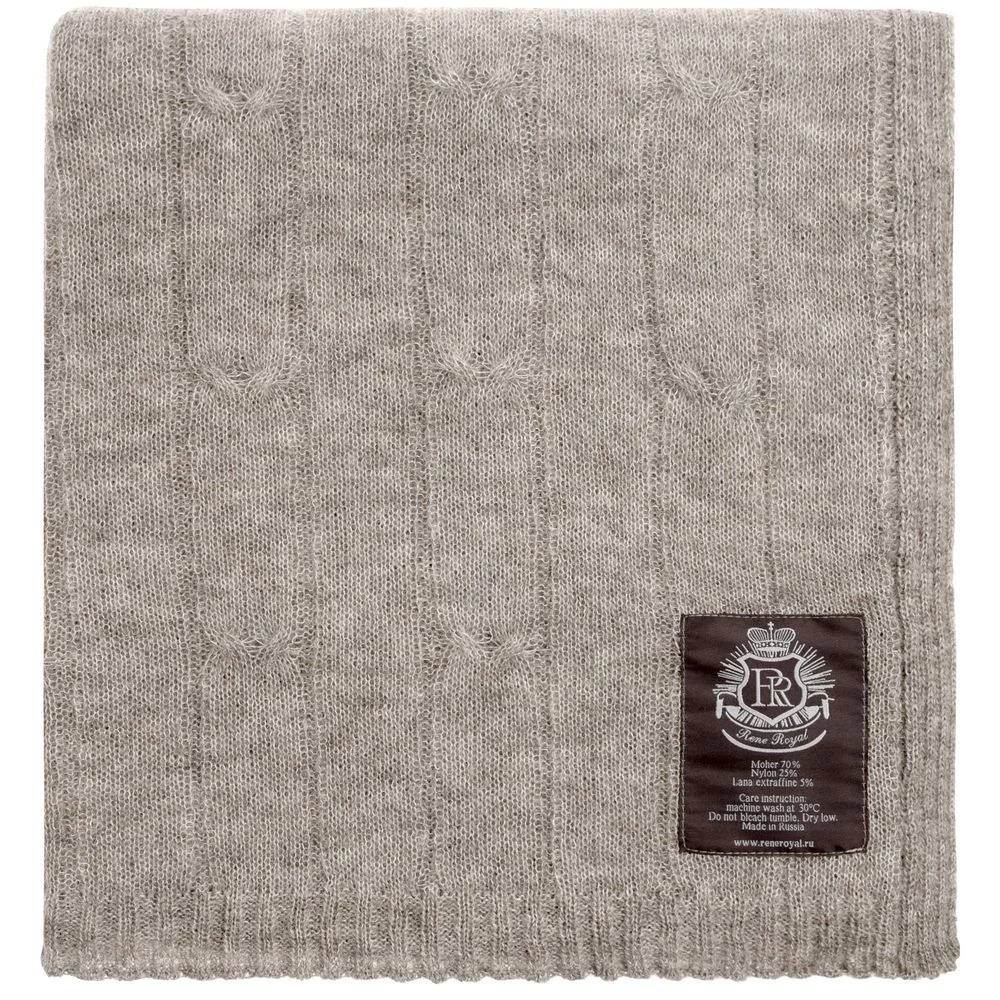 Плед Grasse бежево-серый - фото 1