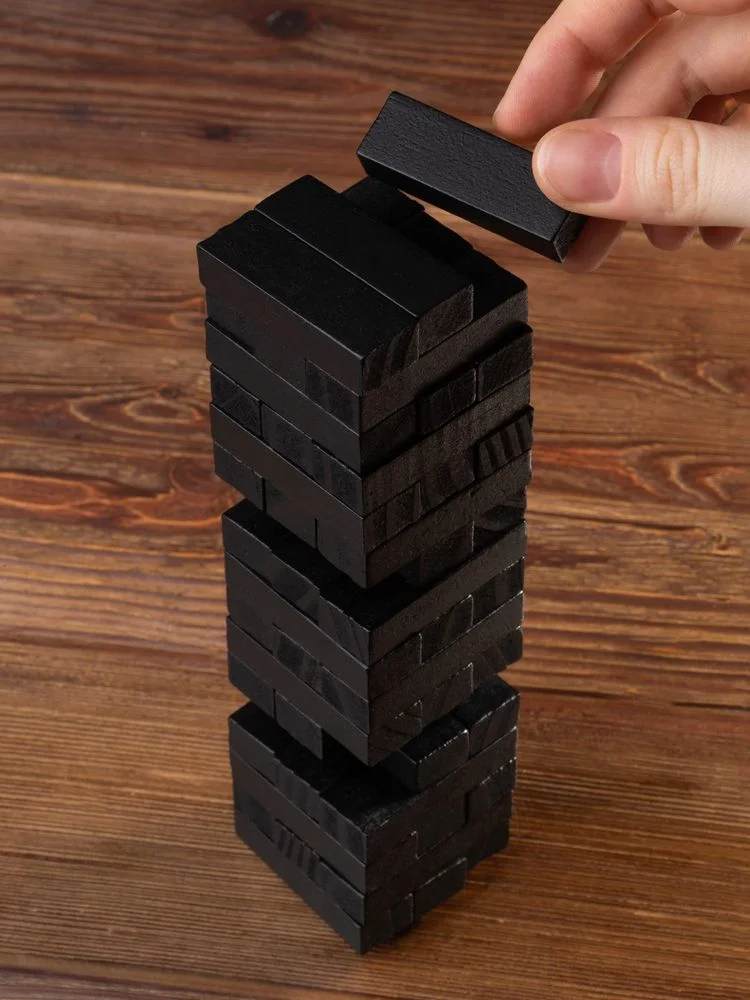 Игра «Деревянная башня мини», черная - фото 5