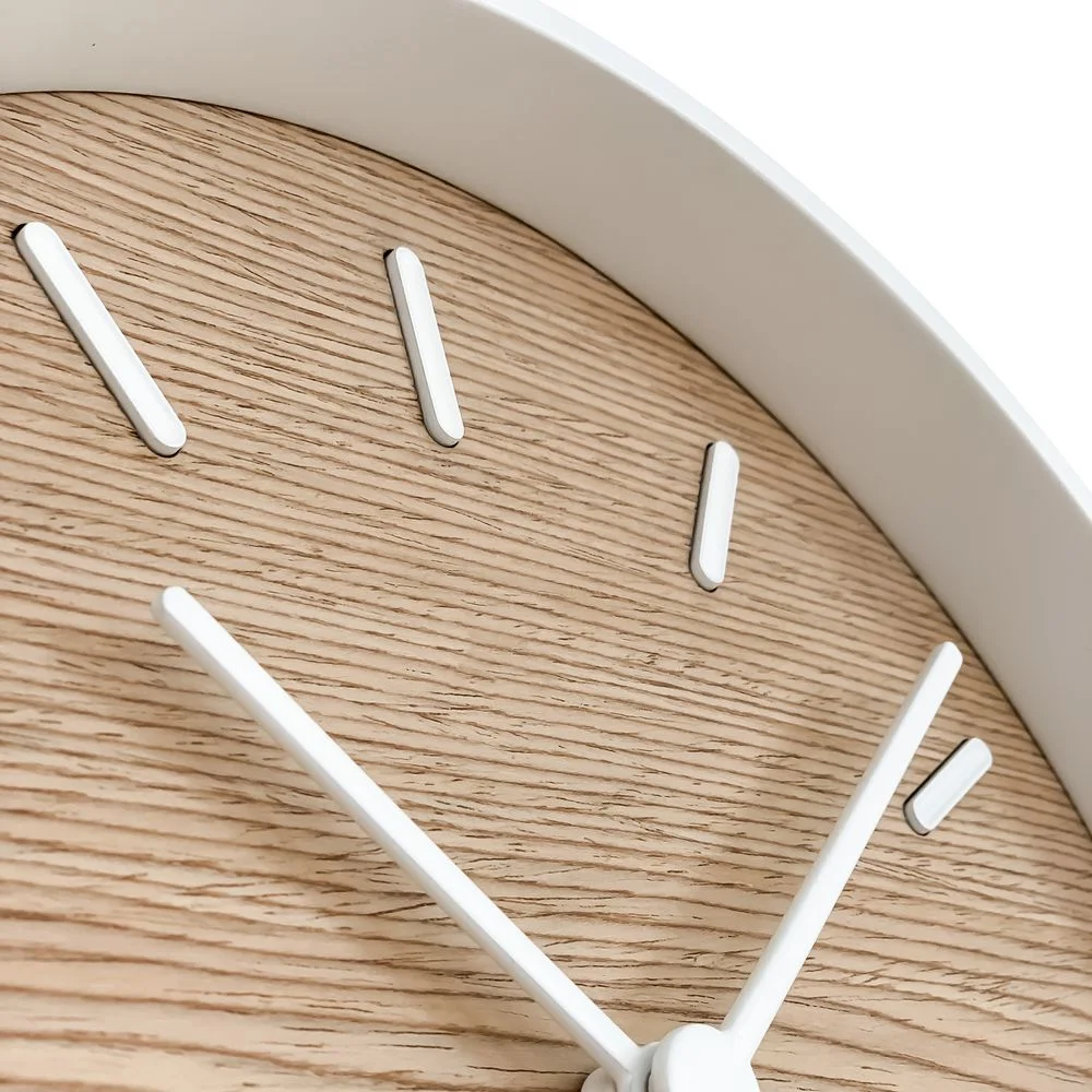 Часы настенные Kudo, беленый дуб - фото 4