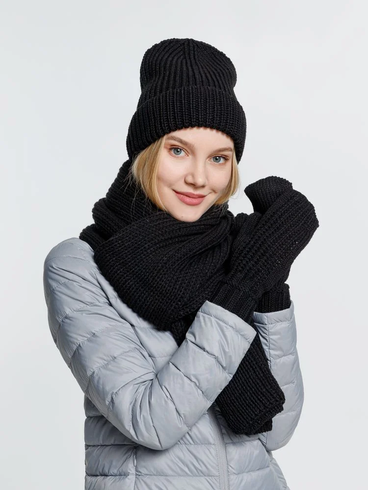 Варежки Nordkyn черные - фото 4