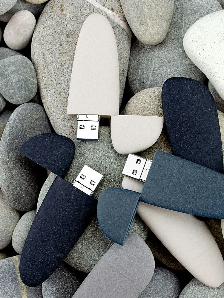 Флешка Pebble Universal USB 3.0 серая 64 Гб - фото 12