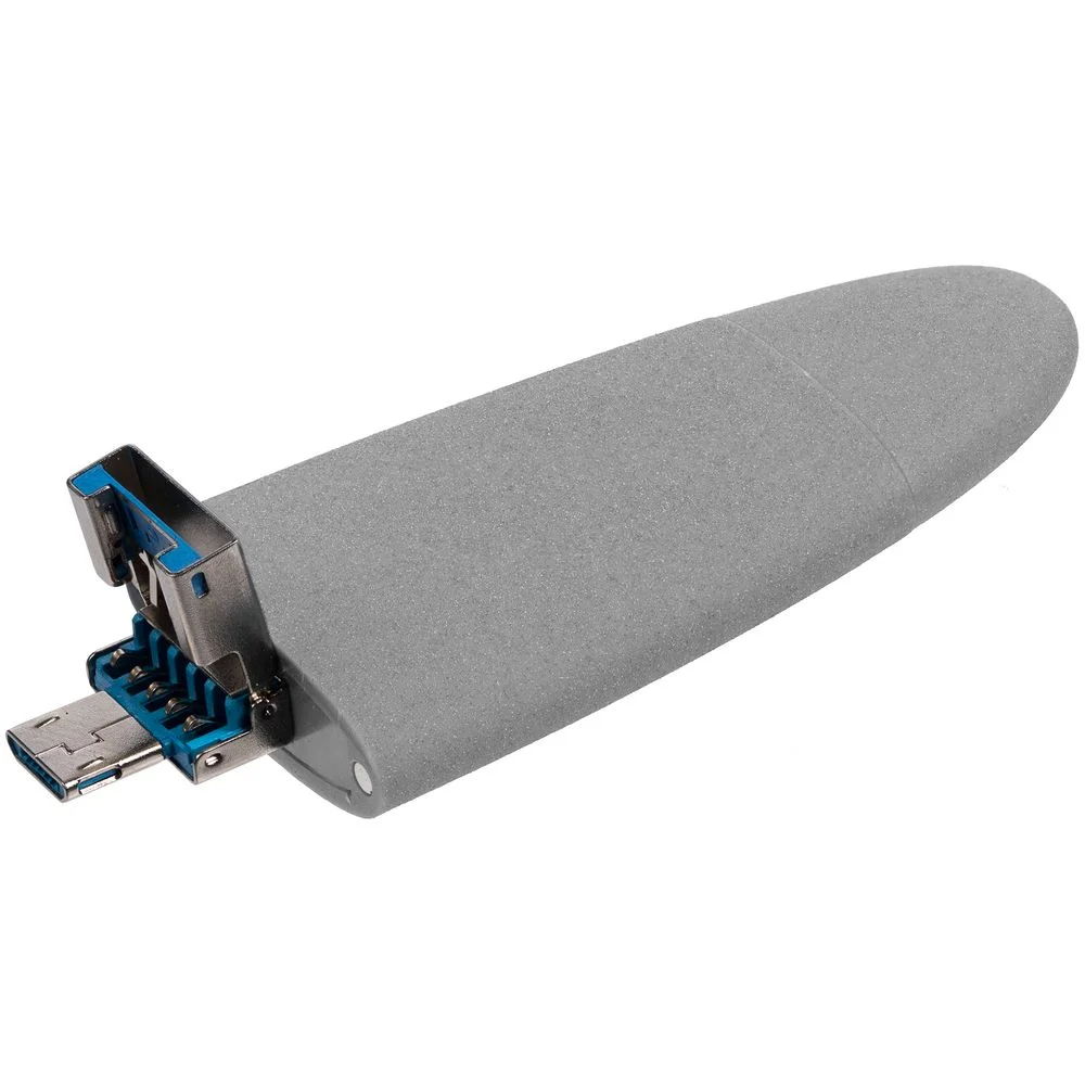 Флешка Pebble Universal USB 3.0 серая 64 Гб - фото 2