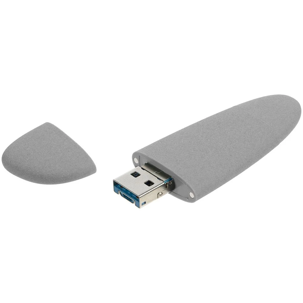 Флешка Pebble Universal USB 3.0 серая 64 Гб - фото 4