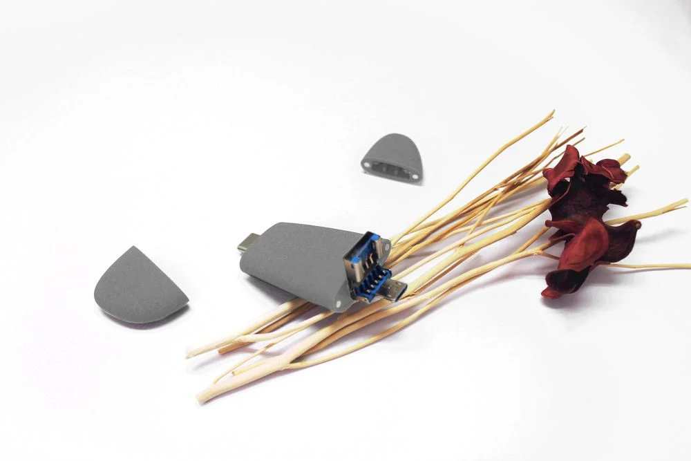Флешка Pebble Universal USB 3.0 серая 64 Гб - фото 7