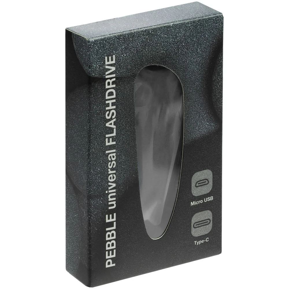 Флешка Pebble Universal USB 3.0 серая 64 Гб - фото 8