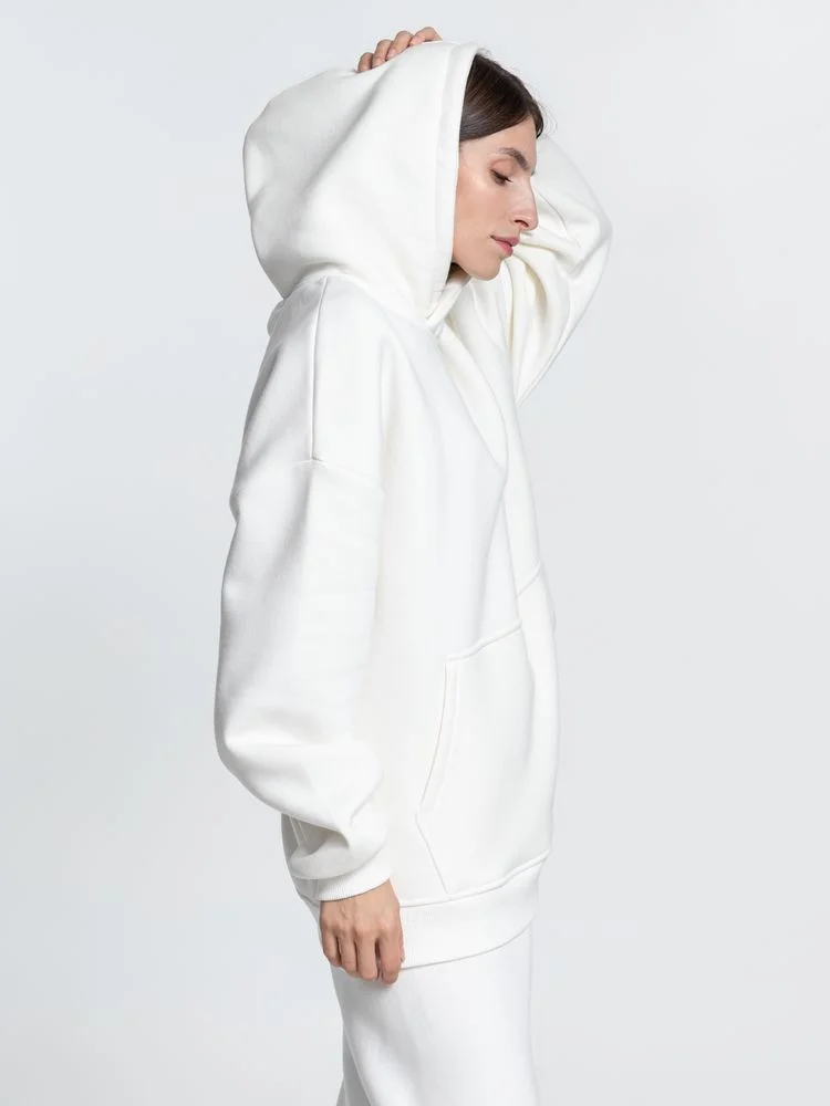Худи Kulonga Oversize молочно-белое - фото 8