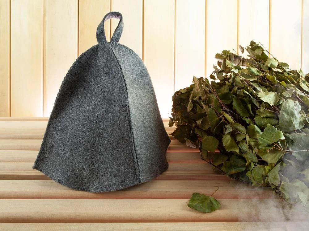 Банная шапка Heat Off серая - фото 4