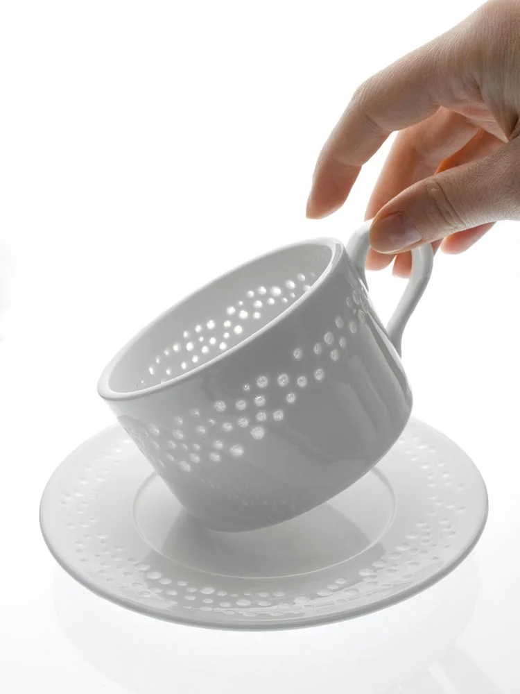 Чайная пара Coralli Luziano белая - фото 10