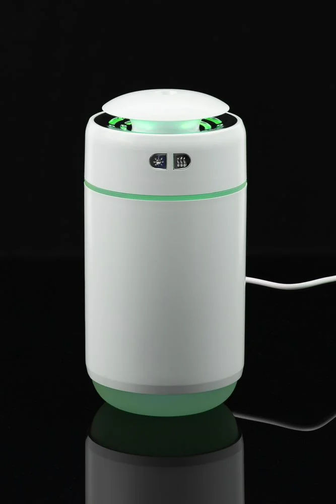 Настольный увлажнитель воздуха с подсветкой DH07 белый - фото 11