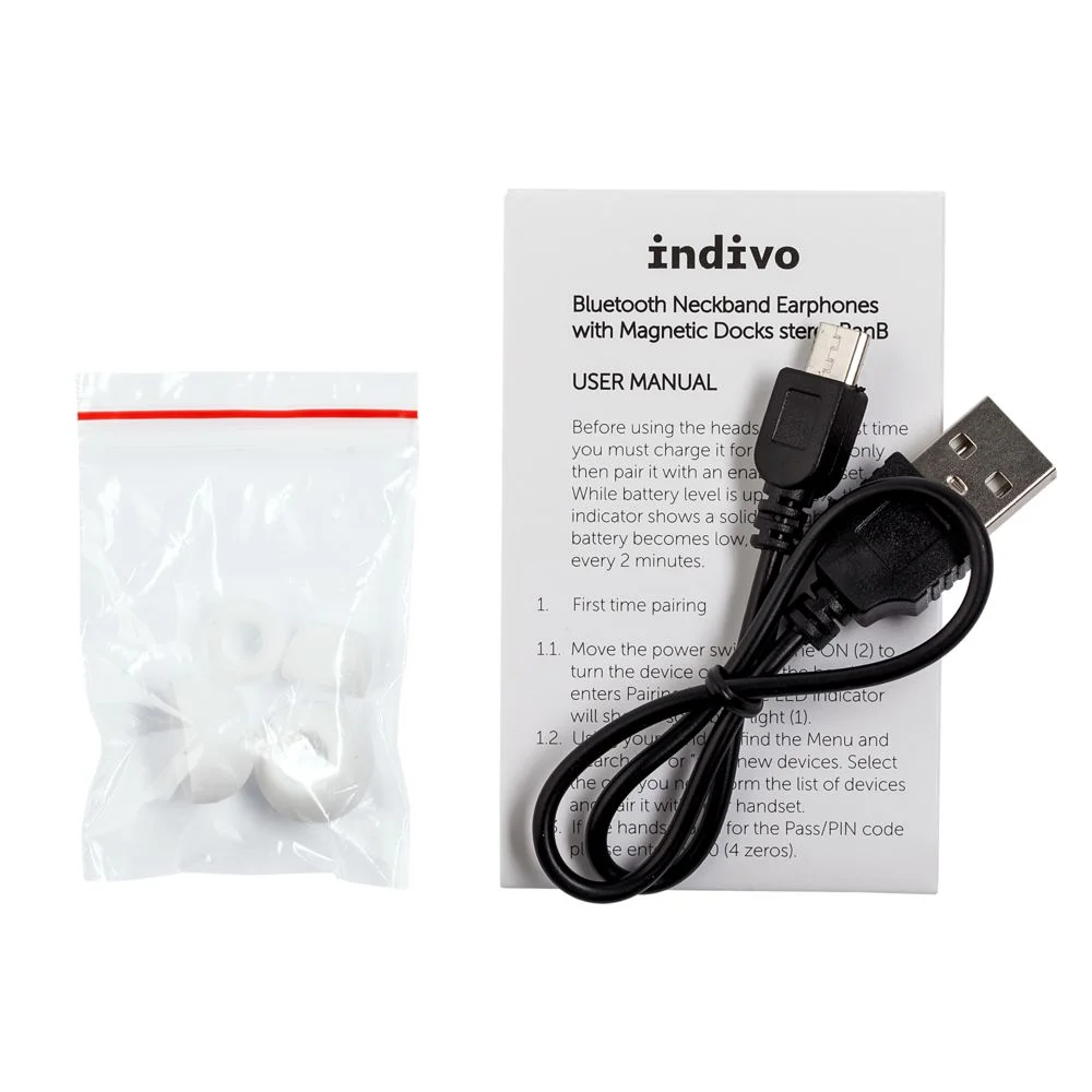 Bluetooth наушники stereoBand ver.2 белые - фото 4