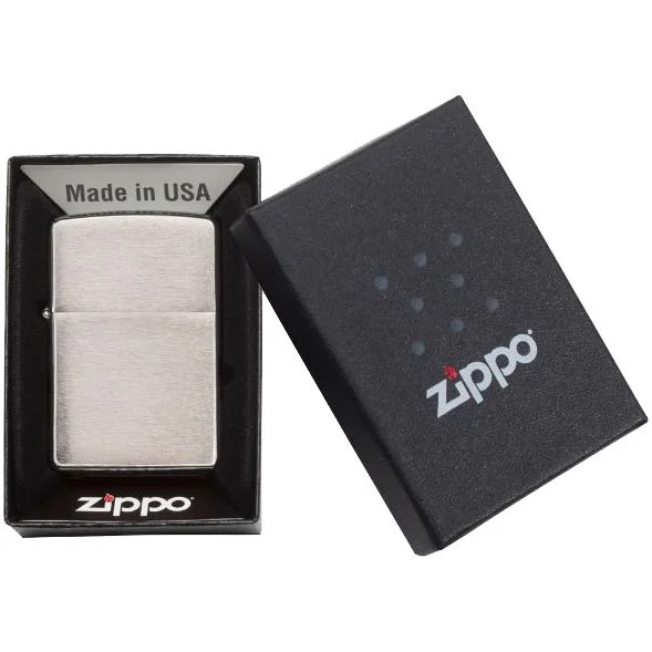 Зажигалка Zippo Armor Brushed матовая серебристая - фото 5