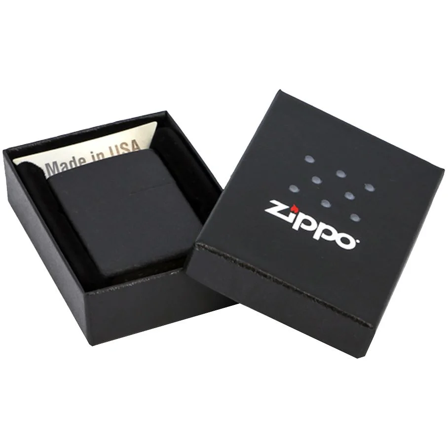 Зажигалка Zippo Classic Matte матовая черная - фото 3