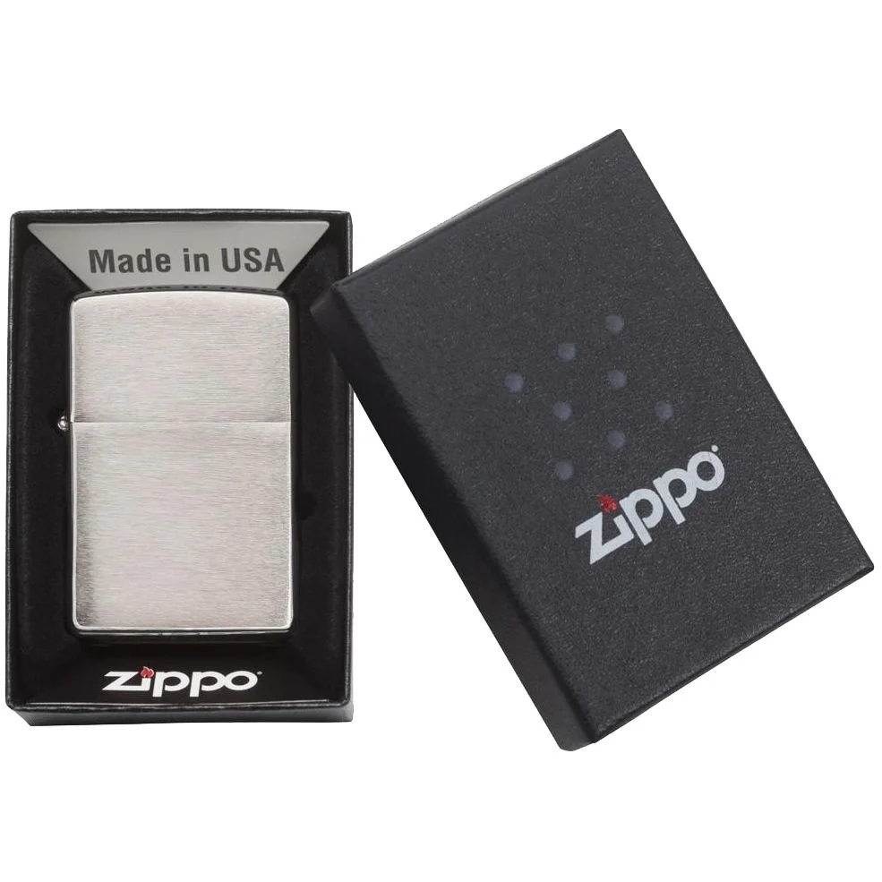 Зажигалка Zippo Classic Brushed серебристая - фото 2