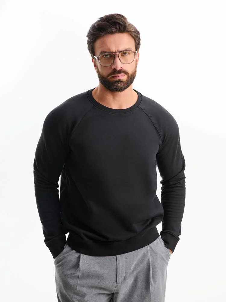 Свитшот унисекс Space черный - фото 4