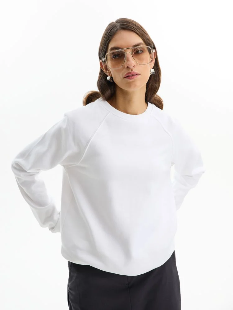 Свитшот унисекс Space белый - фото 4