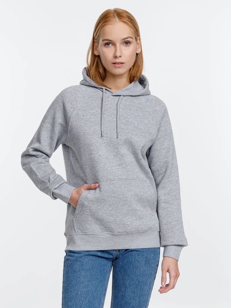 Толстовка унисекс Stellar серый меланж - фото 12