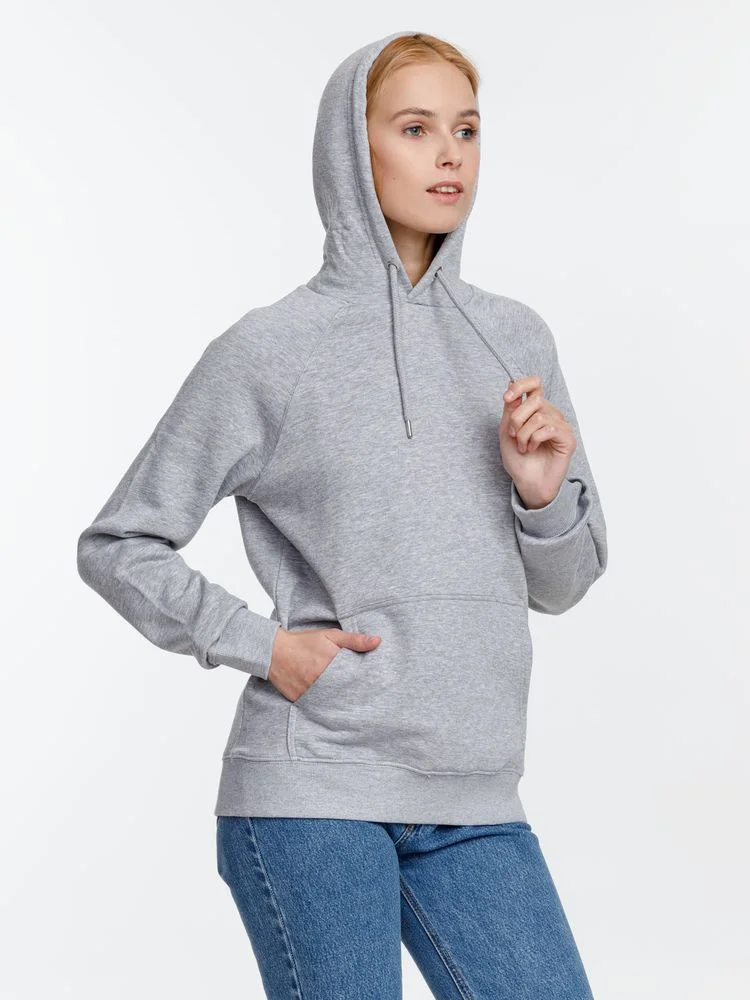 Толстовка унисекс Stellar серый меланж - фото 14