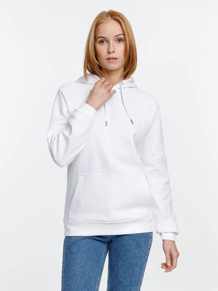 Толстовка унисекс Stellar белая - фото 12