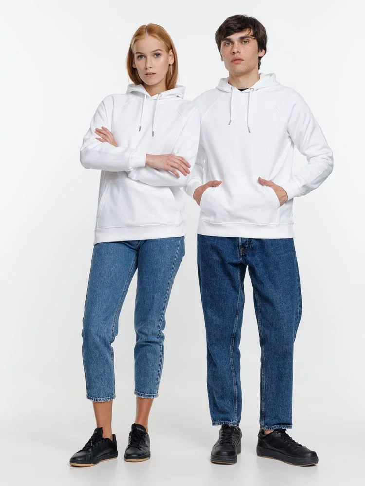 Толстовка унисекс Stellar белая - фото 16