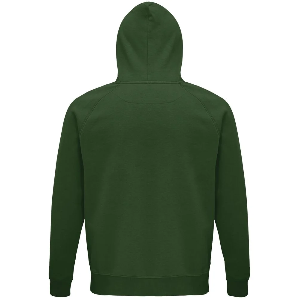 Толстовка унисекс Stellar темно-зеленая - фото 2