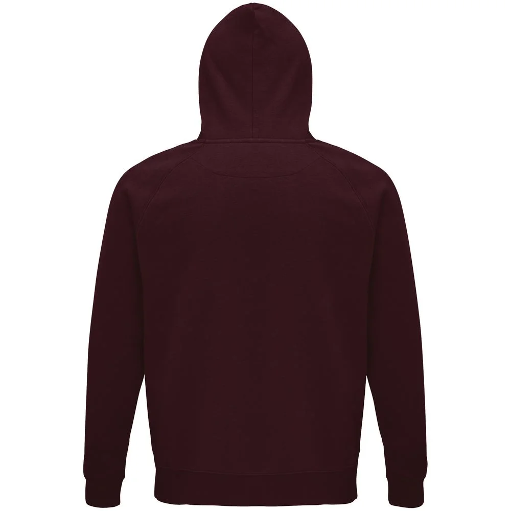 Толстовка унисекс Stellar бордовая - фото 2