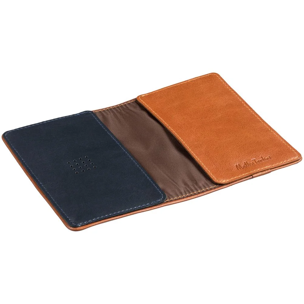 Обложка для паспорта Kalsa Palermo синяя - фото 2