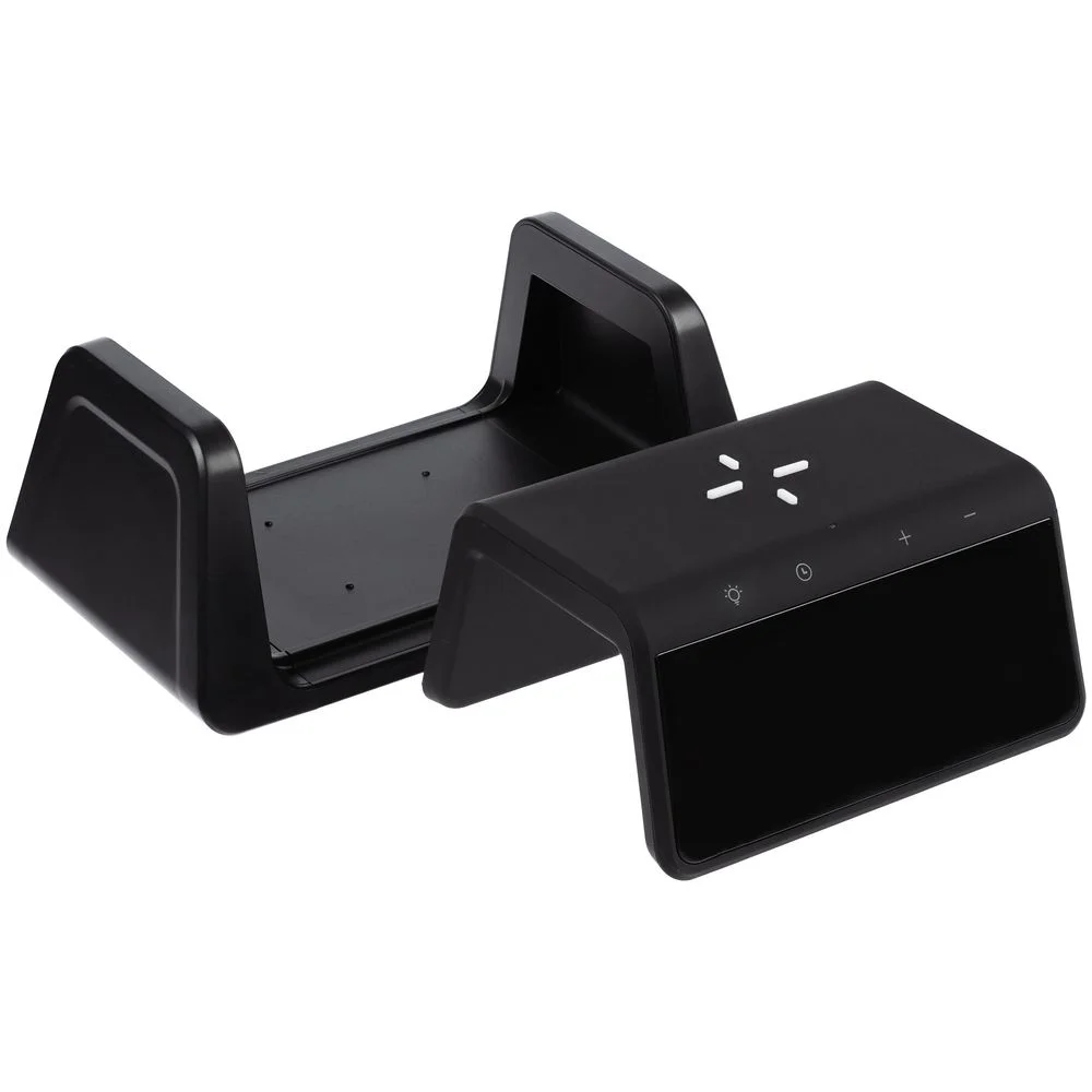 Настольный стерилизатор с беспроводной зарядкой и часами UV Depot, черный - фото 5