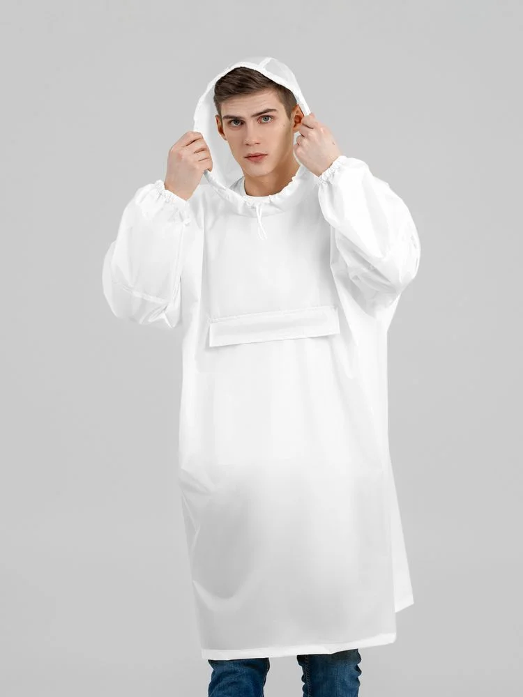 Дождевик-анорак Alatau, белый, единый размер - фото 4