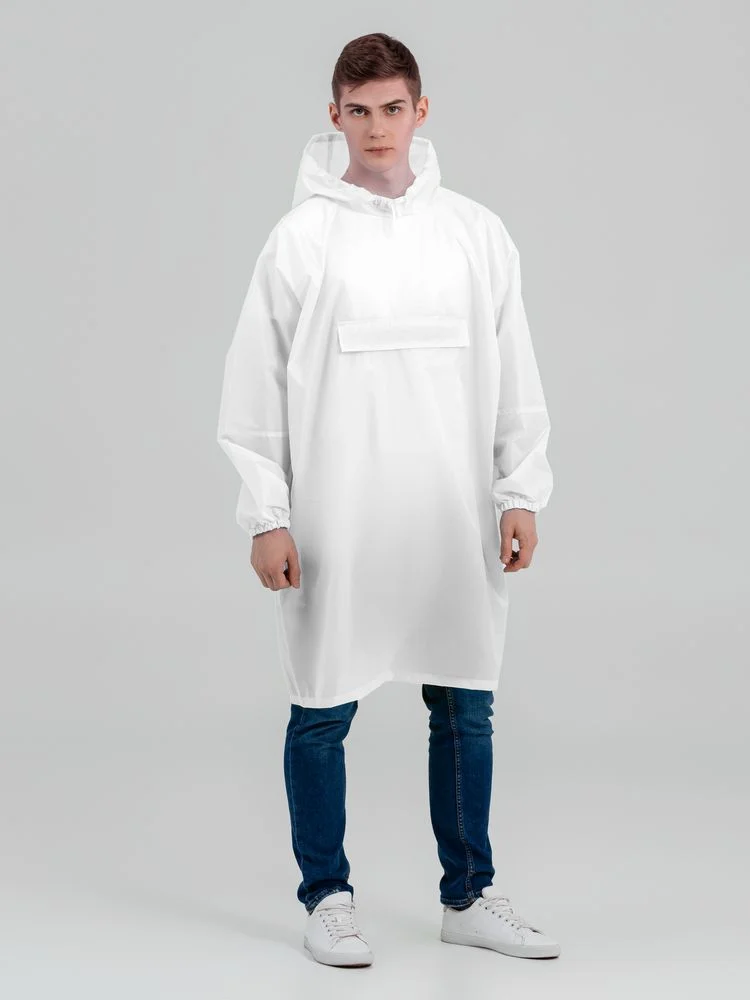 Дождевик-анорак Alatau, белый, единый размер - фото 6