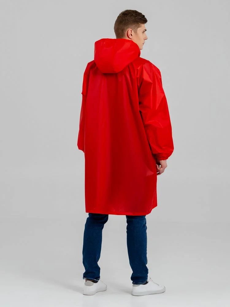 Дождевик-анорак Alatau, красный, единый размер - фото 5